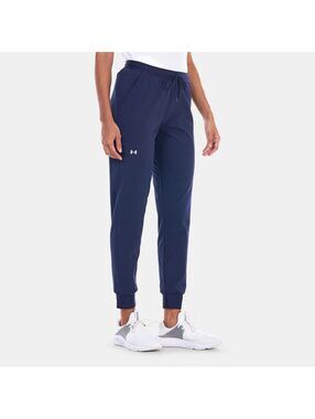Under Armour Women's UA Sport Woven Pants size S Navy Blue